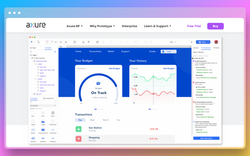Axure RP Wireframe Tool