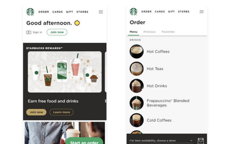 PWA created using standard web technologies