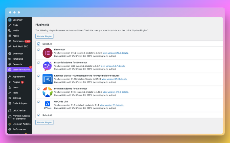 Keeping Software up to date