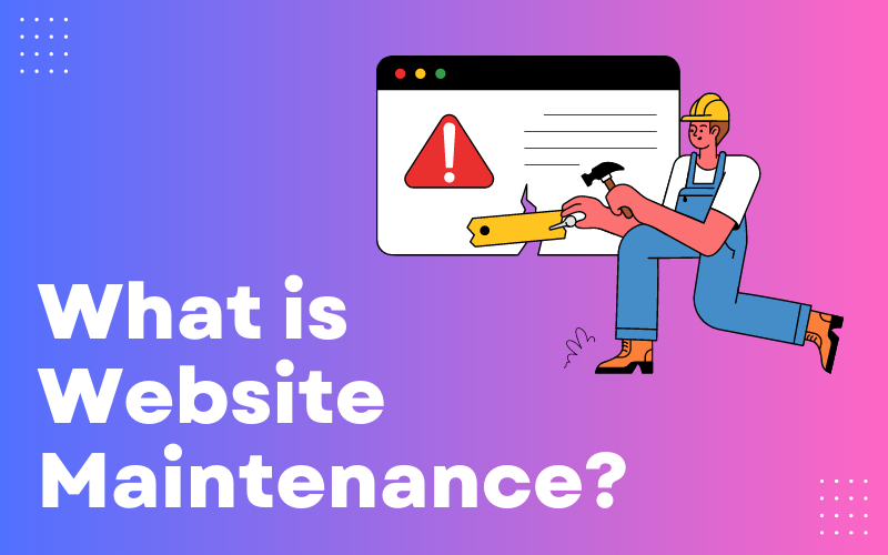 what is website maintenance