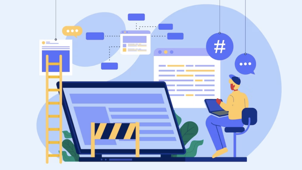 website layout launch and maintenance