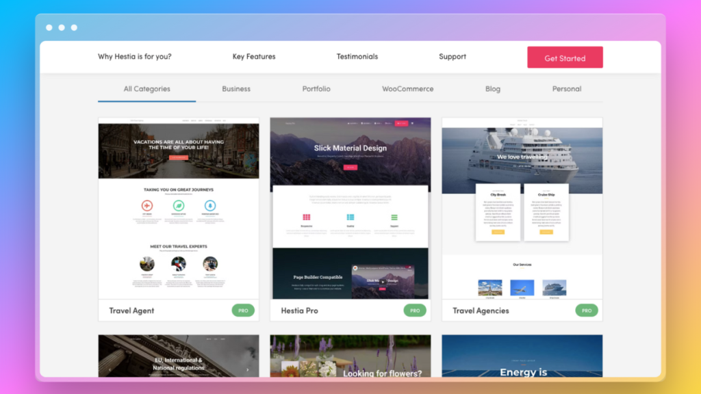 Hestia WordPress Themes