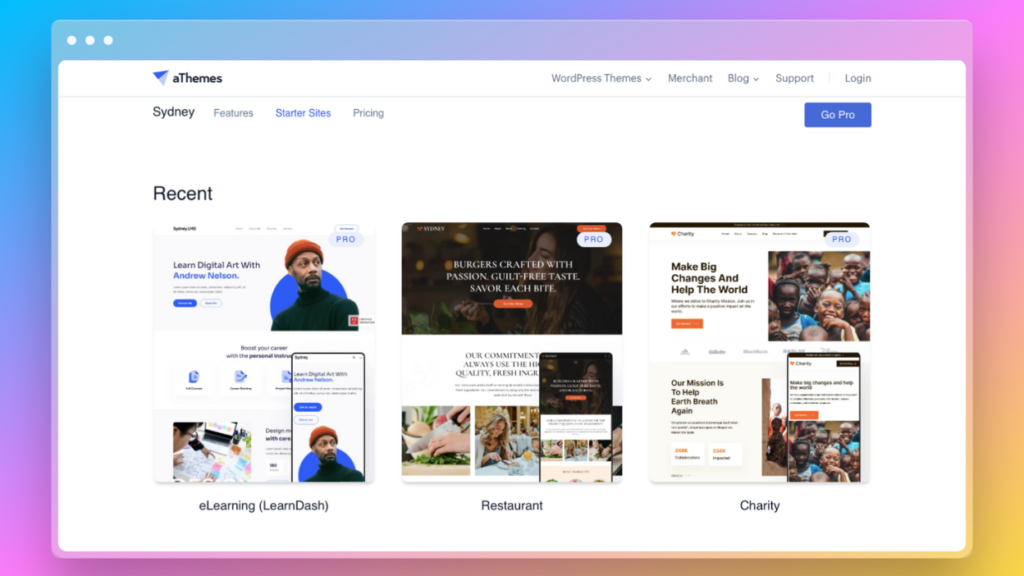 Sydney WordPress Themes