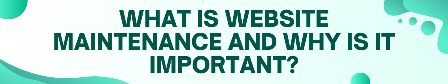 website maintenance inside blog banner