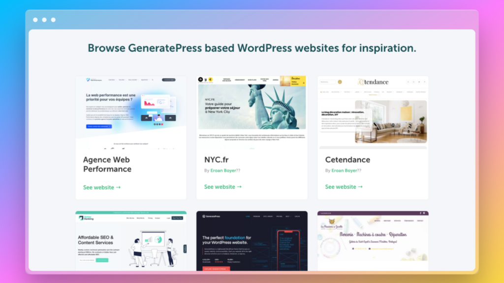 GeneratePress WordPress Themes
