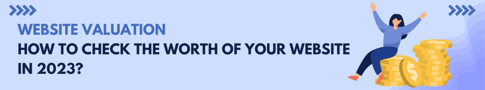 how to calculate website worth